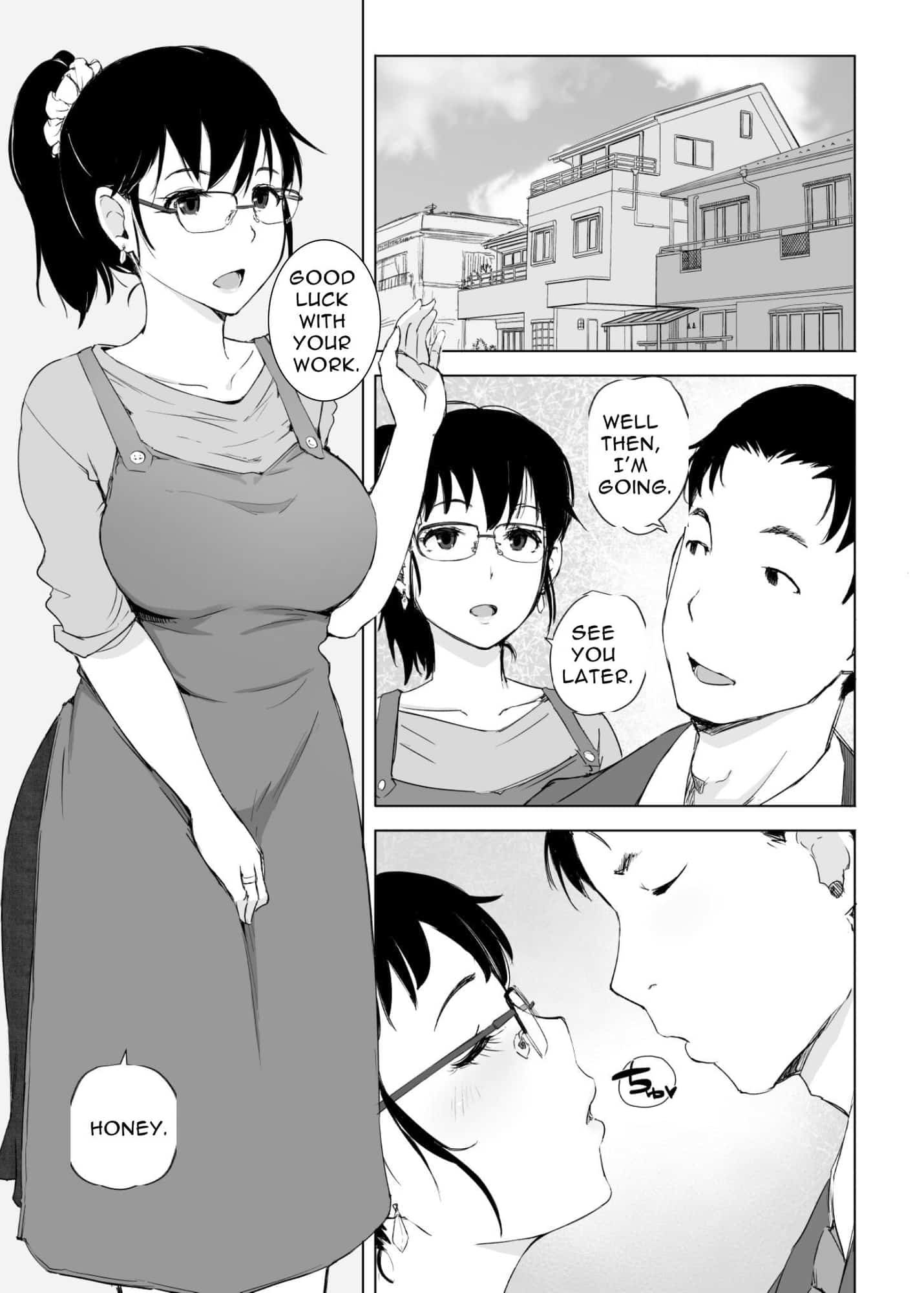 This is sample 2nd image of Hentai Doujin manga "The NTR Bedroom Harboring My Wife and a Playboy Inside"